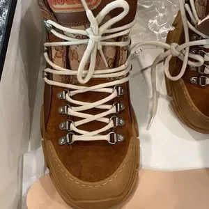 Gucci | Shoes | Mens Gucci Flash Trek Sneakers S Suede Upper  display picture 2
